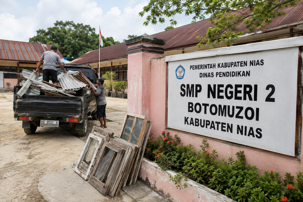 Dugaan Pengelolaan Aset SMPN 2 Botomuzoi Jadi Sorotan, Dinas Pendidikan Nias Diminta Klarifikasi