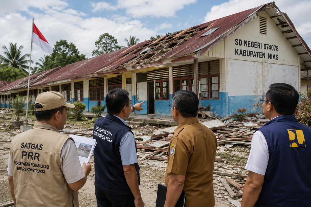 Pemulihan Pascabencana Kabupaten Nias Jadi Perhatian, Fasilitas Pendidikan Ikut Terdampak
