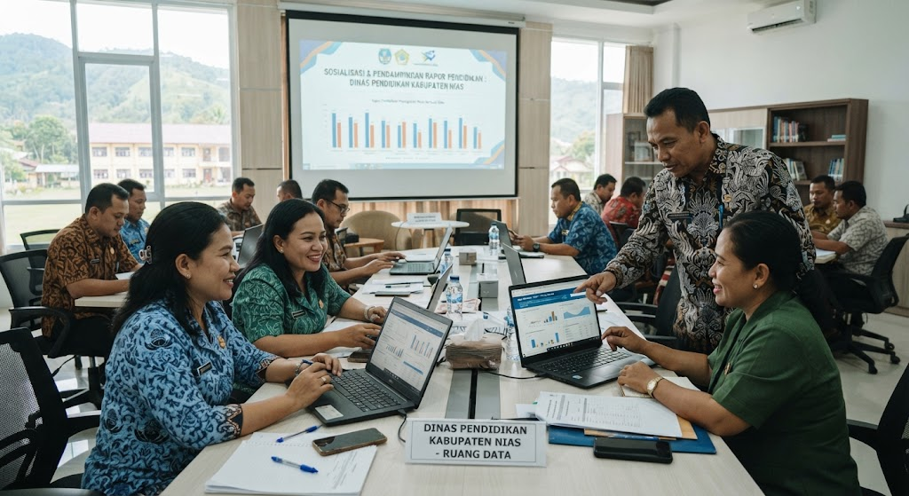 Dinas Pendidikan Kabupaten Nias Genjot Pemutakhiran Data Pendidikan dan Dorong Pemanfaatan Rapor Pendidikan untuk Peningkatan Mutu