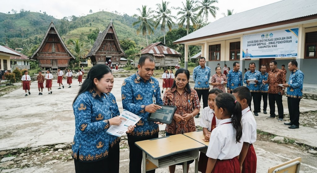 Dinas Pendidikan Kabupaten Nias Perkuat Layanan Transparansi, Digitalisasi, dan Penguatan Kapasitas Satuan Pendidikan Menuju Standar Mutu Unggul